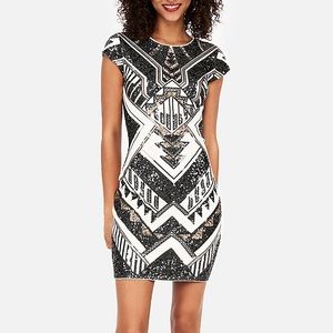 Express all over sequin dress